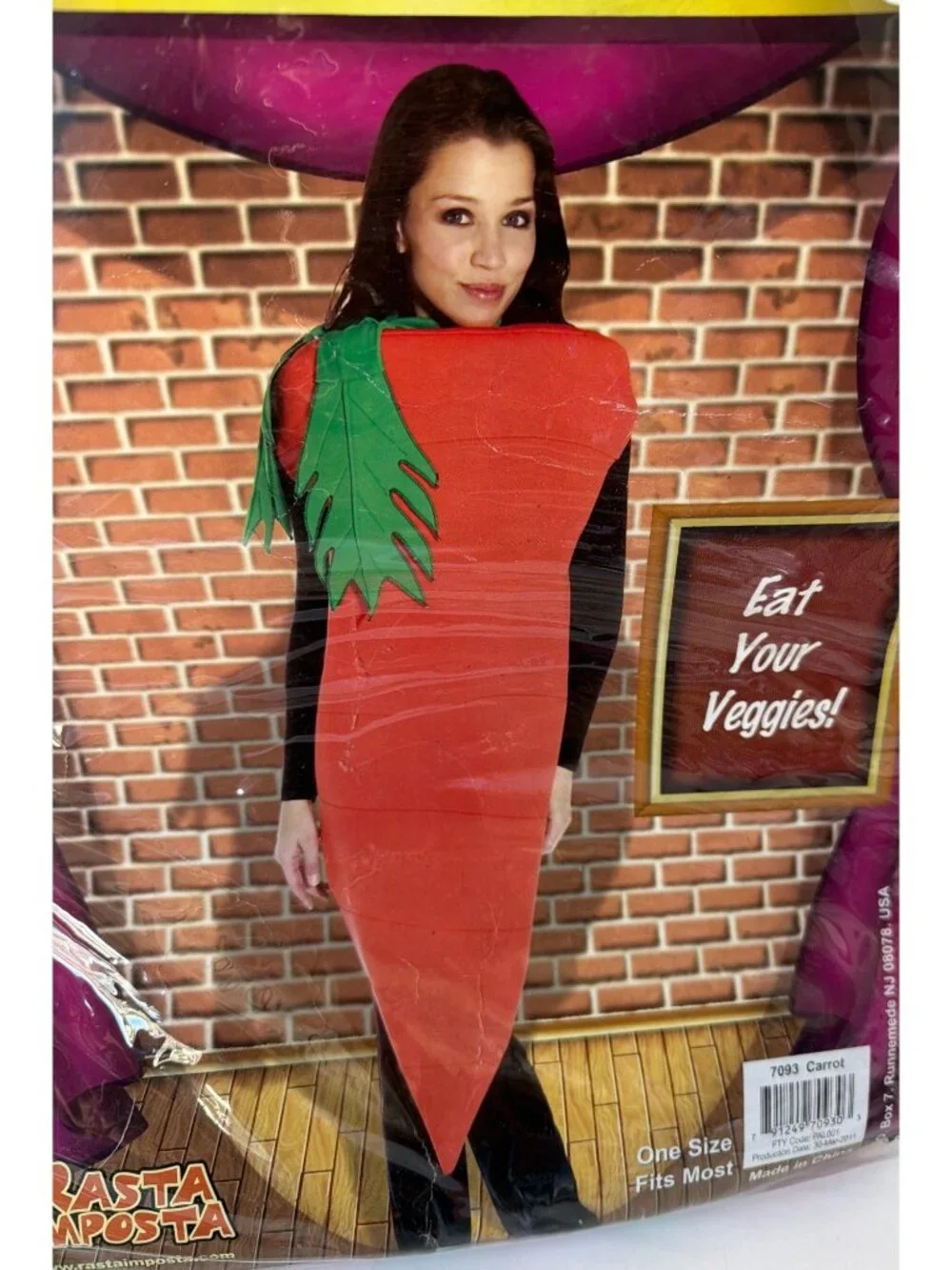 Carrot Cosplay Costume Adult One Size